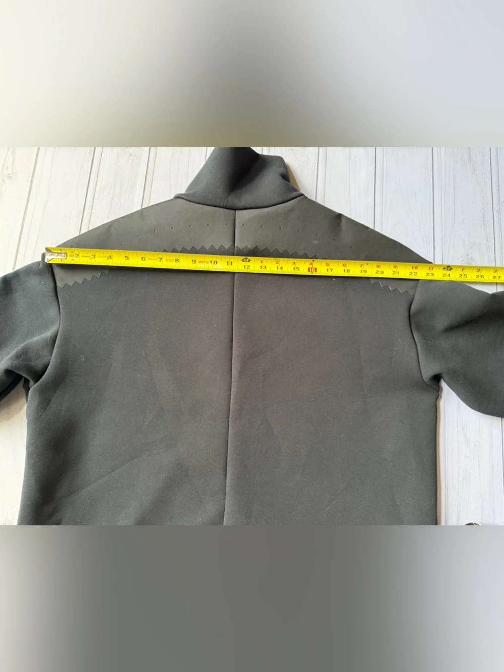 New Nike boutique black oversized mock neck dri fit pull over  sweatshirt small